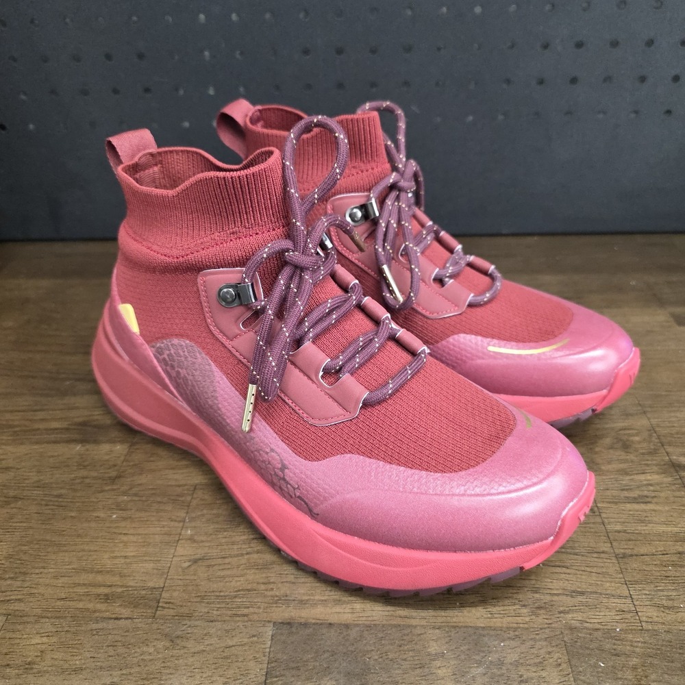 Vessi Stormburst Womens 9 Red Lunar New Year Limited Edition High Top Sneaker